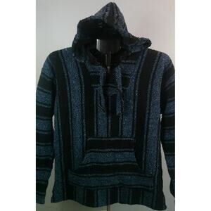 Baja Billys Mexican Baja Hoodie Poncho S/M Unisex